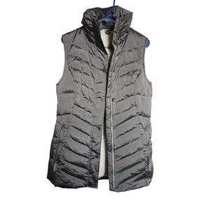 Eddie Bauer Sun Valley Women's Down Puffer Vest With Sherpa Lining Size M